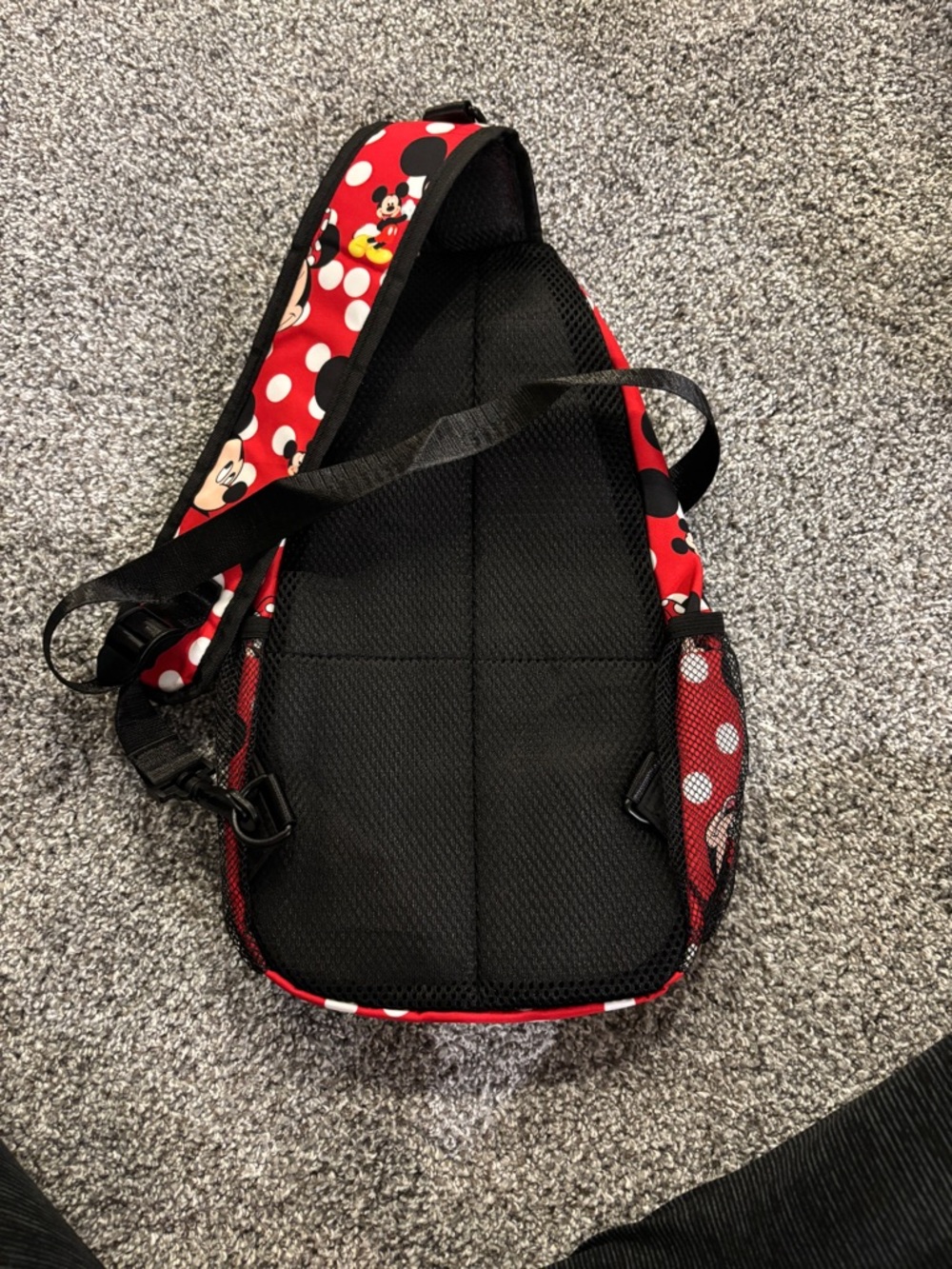 Disney Red Minnie & Mickey Polka Dot Sling Bag - Picture 2 of 3